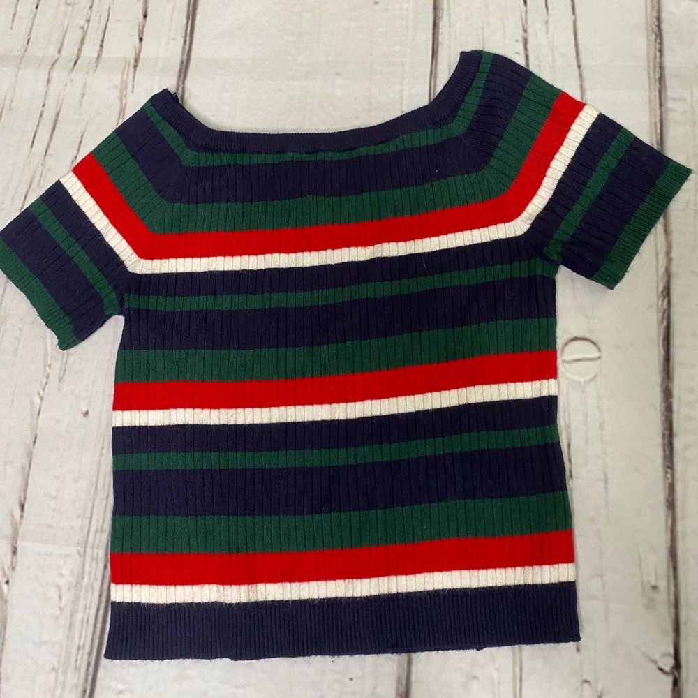 Gucci color/ striped crop top!
